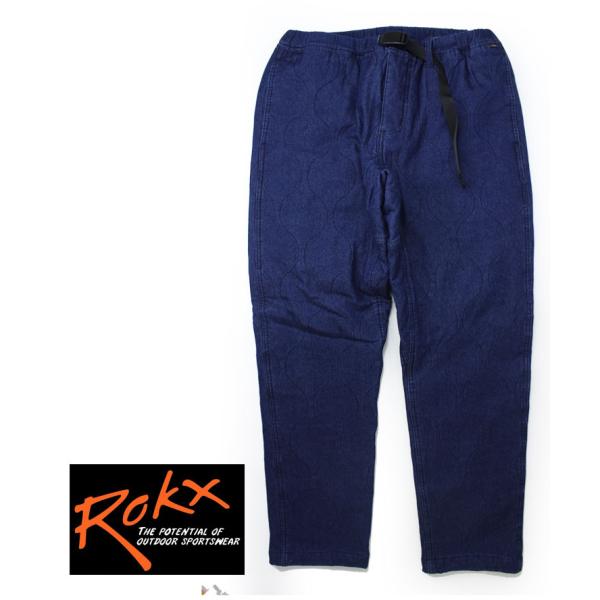 ROKX ロックス クライミングパンツ メンズ デニムキルト ワーク