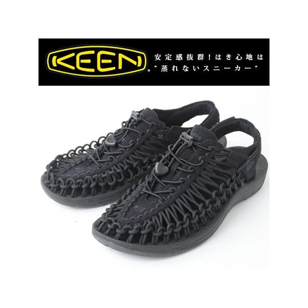 KEEN キーン UNEEK BLACK/BLACK ユニーク メンズ サンダル