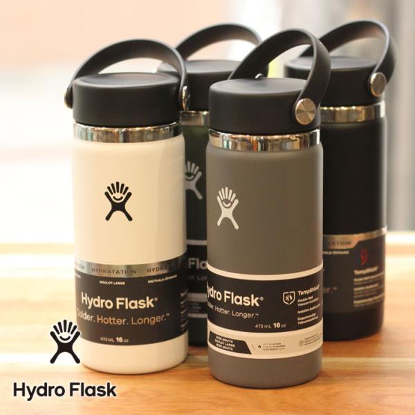 Hydro Flask ブラック 473ml 新品未使用 ヤマダモール | Hydro Flask(ハイドロフラスク) HYDRATION_ワイド_16oz