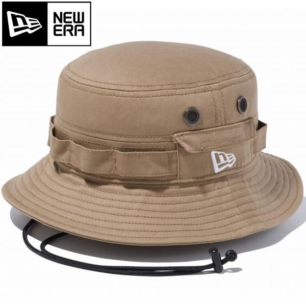 ニューエラ キッズ サファリハット New Era カーキ ホワイトロゴ