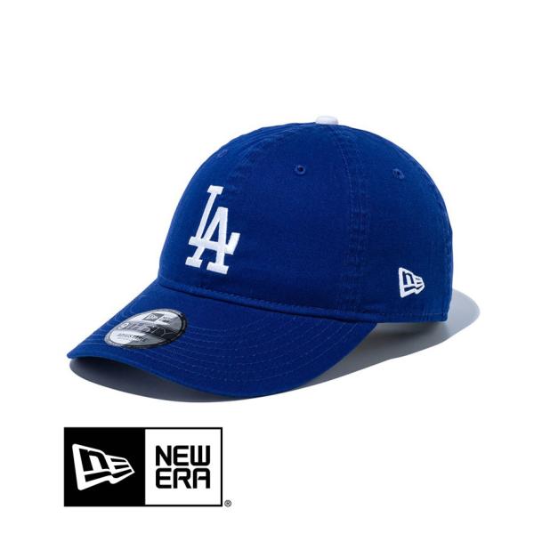 爆買 / NEW ERA ニューエラ 930 9THIRTY ロングバイザー ロサンゼルス・ドジャース ウォッシュドコットン ダークロイヤル × ホワイト 14527274 帽子