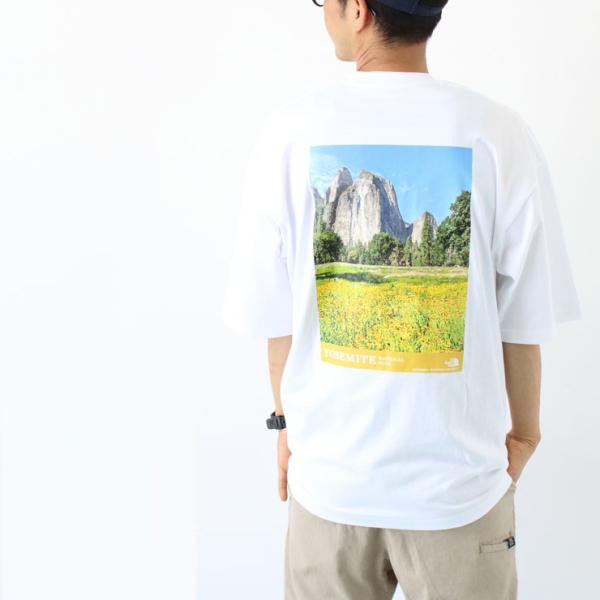 爆買 / THE NORTH FACE ザ・ノース・フェイス tシャツ バックプリント ヨセミテ 父の日 プレゼント NT32436 / 返品・交換不可