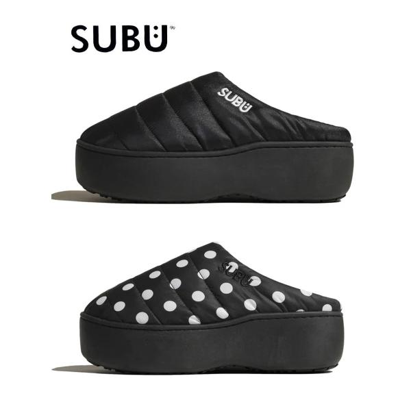 爆買 / SUBU スブ Platform プラットフォーム サンダル 厚底 冬サンダル スリッポン 中綿 防寒 暖かい 室内履き アウトドア キャンプ