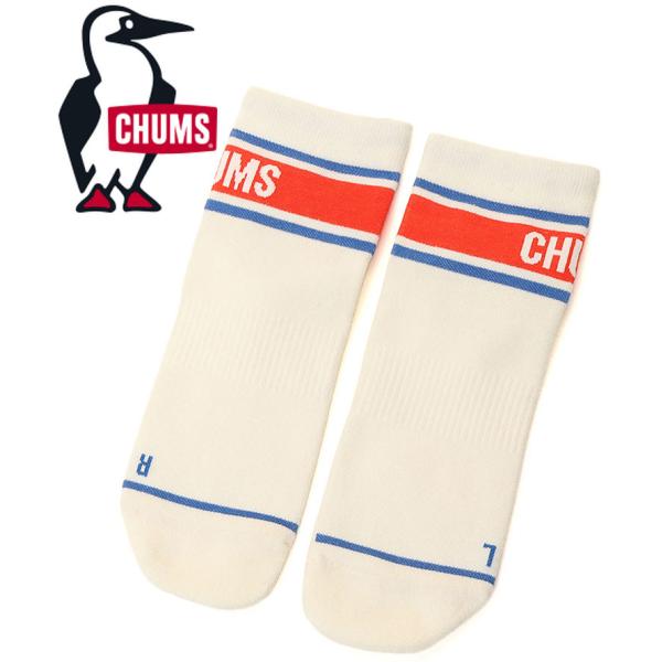 爆買 / CHUMS チャムス CHUMS Runnning Line Crew Socks ランニングラインクルーソックス CH06-1147 抗菌防臭