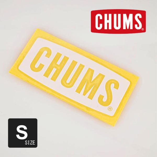 爆買 / CHUMS チャムス カッティングシート Sサイズ チャムスロゴ CH62-1484 ステッカー ワッペン スーツケース ブランドロゴシール  キャンプ ステッカー