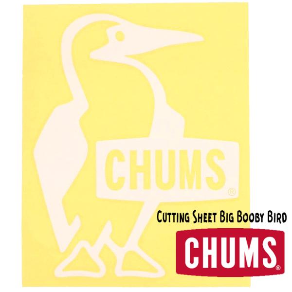 爆買 / CHUMS チャムス ステッカー CHUMS チャムス カッティングシートビッグブービーバード ステッカー キャンプ クーラーボックス ブランドロゴシール