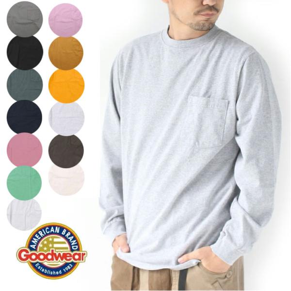 Good Wear グッドウェア Tシャツ・カットソー メンズ 【古着】【中古】 Goodwear（グッドウェア） L/S POCKET TEE tシャツ メンズ usa