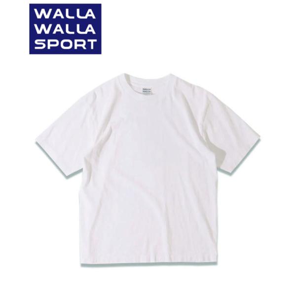 爆買 / WALLA WALLA SPORT ワラワラスポーツ Tシャツ 半袖 9oz 無地 綿100% USA製 チューブT 厚手 シンプル カジュアル