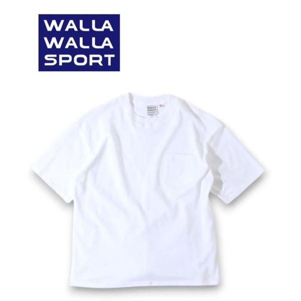 爆買 / WALLA WALLA SPORT ワラワラスポーツ Tシャツ 半袖 U.S. MADE BIRDSEYE MESH POCKET TEE USA製 メッシュ  通気性 コットン / 返品・交換不可
