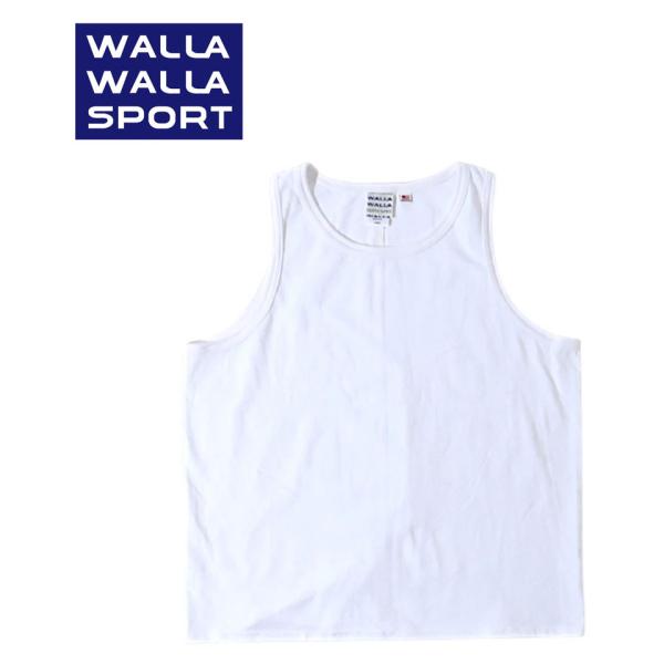 爆買 / WALLA WALLA SPORT ワラワラスポーツ タンクトップ U.S. MADE BIRDSEYE MESH TANK TOP USA製 メッシュタンクトップ 通気性 コットン / 返品・交換不可