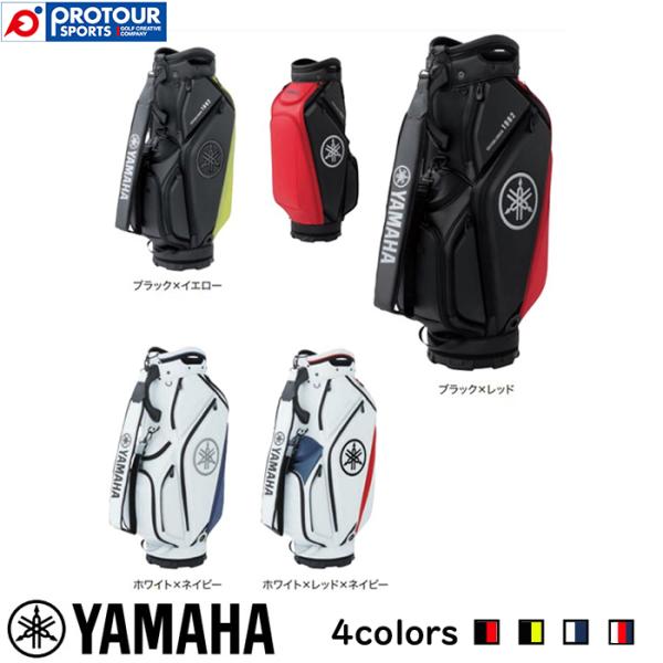 YAMAHA ミドルサイズキャディバッグ Y22CBM ブラック×レッド YAMAHA ミドルサイズキャディバッグ Y22CBM ブラック×レッド