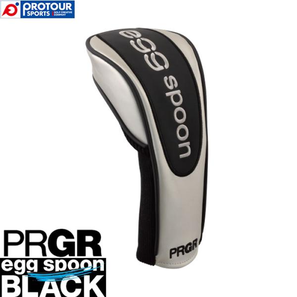 egg PRGR spoon BLACK(2021) HEAD COVER / プロギア エッグスプーン