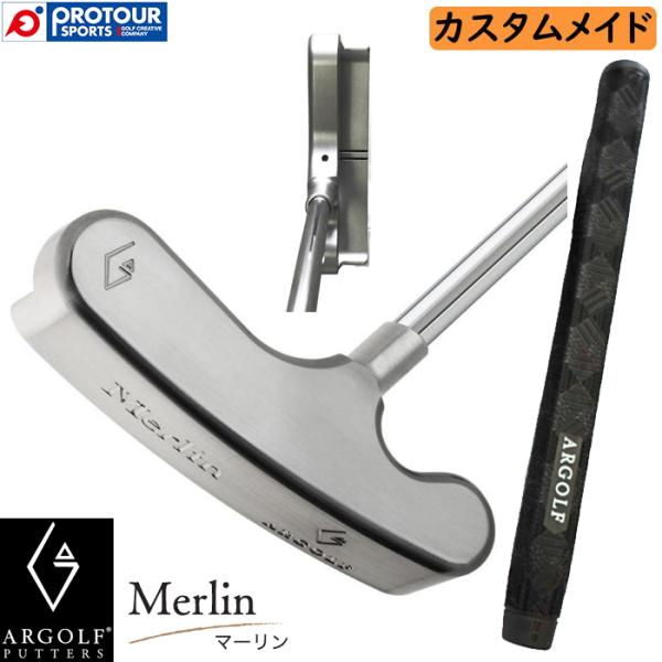 ARGOLF BLADE PUTTER Merlin Silver / アールゴルフ ブレード パター
