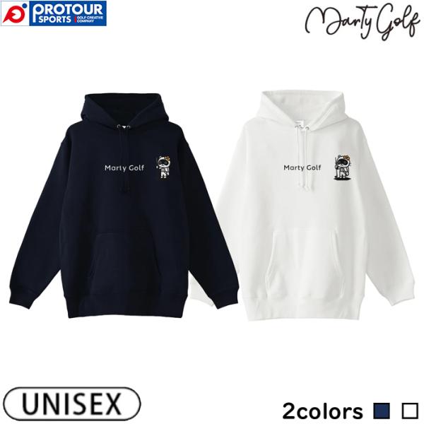Marty Golf マーティーゴルフ Tanuki Parka タヌキパーカー Marty Golf Tanuki Parka (28) (white/navy) / マーティーゴルフ