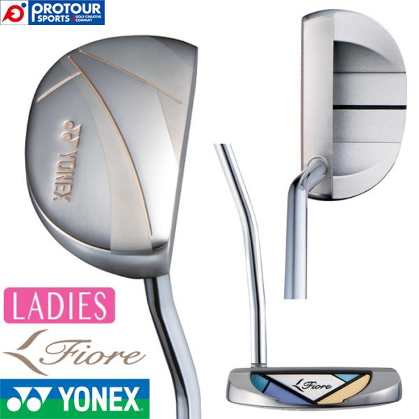 YONEX Fiore PUTTER / ヨネックス フィオーレ パター マレット型 2025年モデル オリジナルスチールシャフト レディース ヘッドカバー付 送料無料 33インチ