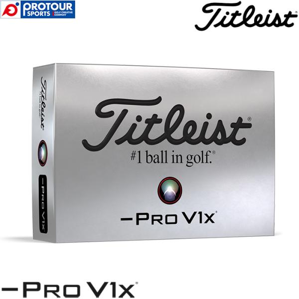 Pro V1x Titleist LEFT DASH GOLFBALL / タイトリスト プロV1x レフト