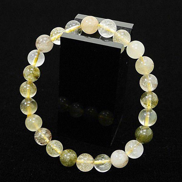 ミックスルチルたん！すごい！ ミックスルチルクォーツ ブレスレット 11.5mm 18.5cm 天然石