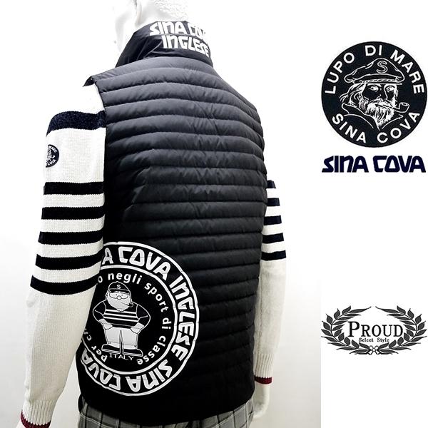 SINA COVA ゴルフ 中綿ベスト メンズ golf ベスト XL 2way SINA COVA