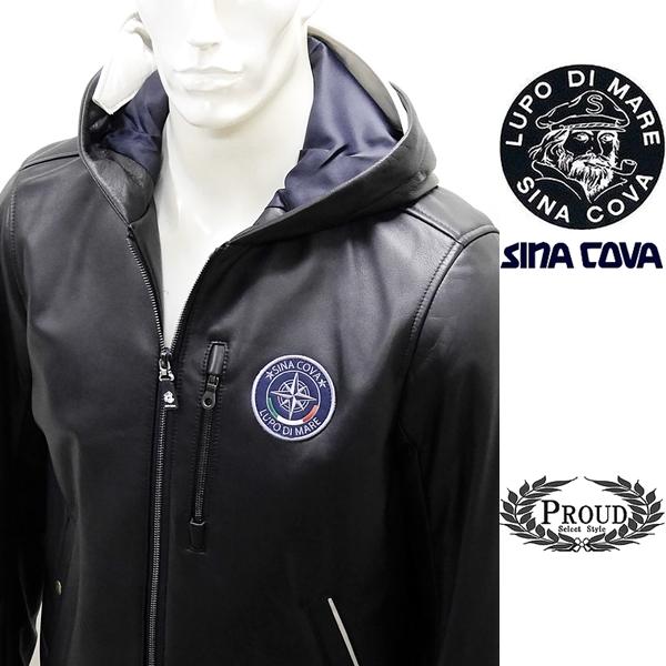 SINA COVA（シナコバ） ジャケット レザー L ゴルフ タウンウェア 羊革
