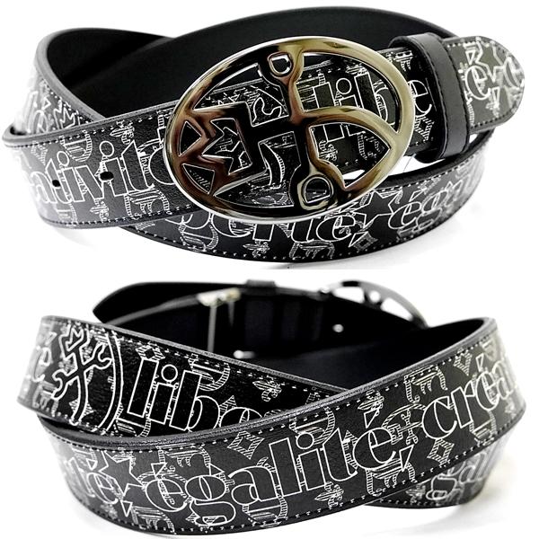 美品 CASTELBAJAC ロゴ 総柄 ベルト CASTELBAJAC カステルバジャック ベルト メタルバックル ゴルフ