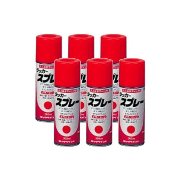 ロックペイント ラッカースプレー 銀 H62-0301 300ml 6本