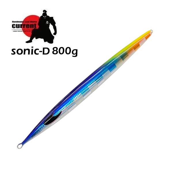 【新島キンメ・アブラボウズに】カレントジグ　ソニックD800ｇ　カラー：伊豆七島SPハーフゼブラグロー