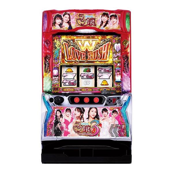 パチスロ実機 ラブ嬢3～Wご指名はいかがですか?～ スマスロユニット付 ps-spark_am902