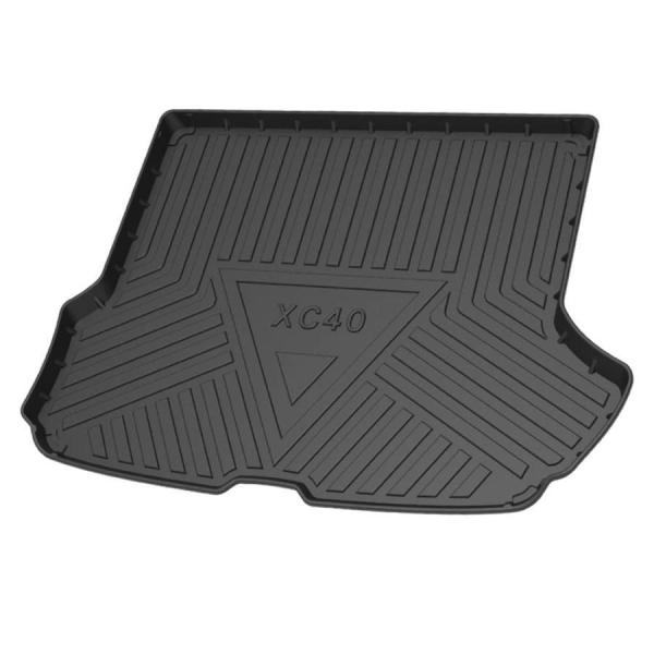 適合ボルボ Volvo XC40 2022 2023ラゲッジマット トランクマット 3Dラゲージトレイ 環境にやさしい材料TPEゴムにパッド防水 耐摩擦 耐汚フ