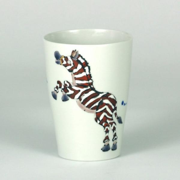 九谷焼 山近泰 印度孔雀 フリーカップ ぐい呑み 九谷焼 フリー カップ