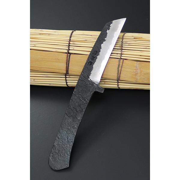 関兼常作 青紙スーパー細工師匠 直刃 全長 205mm 刃長90mm : 虹 関兼常作 青紙スーパー細工師匠 直刃 全長 205mm 刃長90mm : 虹