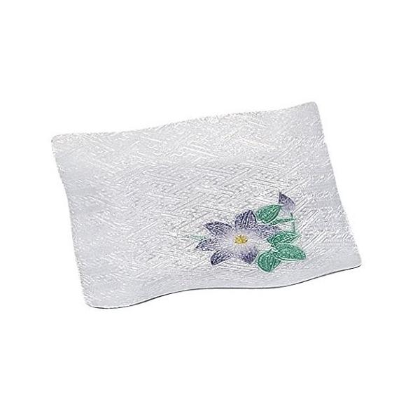 七宝焼　白鳥　飾り皿 七宝焼き 飾皿 57紅白梅 | 飾皿 角形 | 伝統工芸品・和風記念品