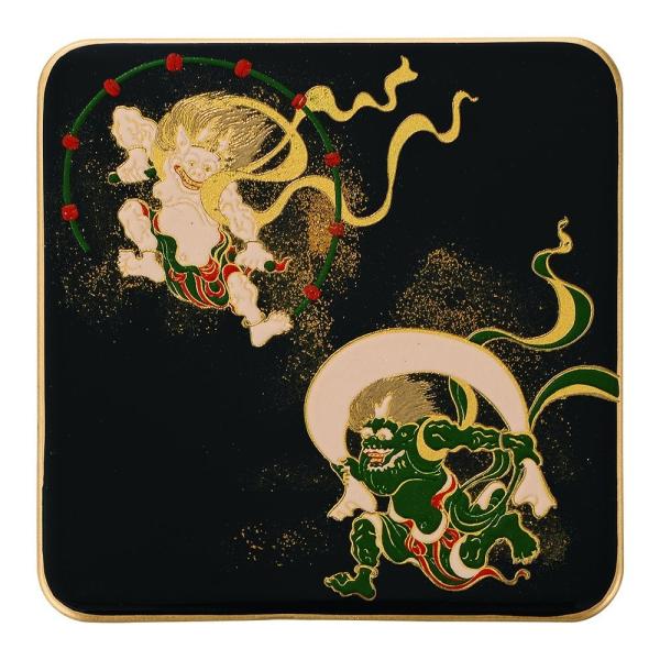 中国　漆塗　神獣文　四方箱　小物入　薬入　C　Ｒ5901 中国 漆塗 神獣文 四方箱 小物入 薬入 C R5901
