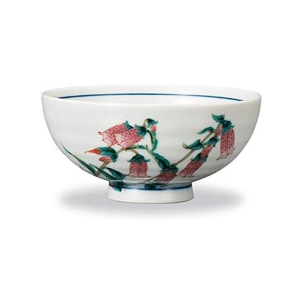 九谷焼 飯碗/茶碗 工房特選12ヶ月の花 蛍袋＜ギフト プレゼント お祝い