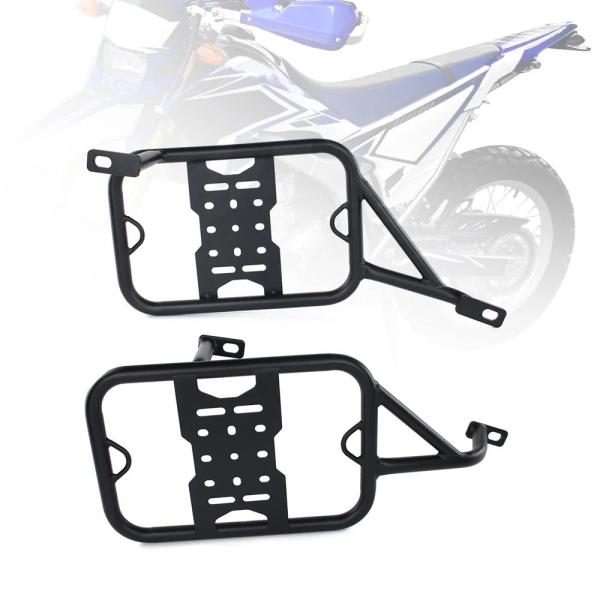 並行輸入品オートバイサドルバッグブラケットサポートラック 対応 ヤマハ WR250R WR250X 2008-2021 パニアラック サイドキャリア