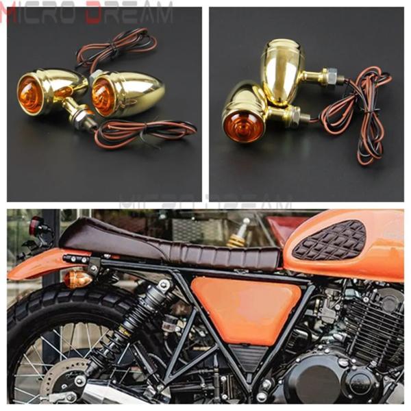 並行輸入品 汎用バイク バイクウインカー チョッパー オールドスクール