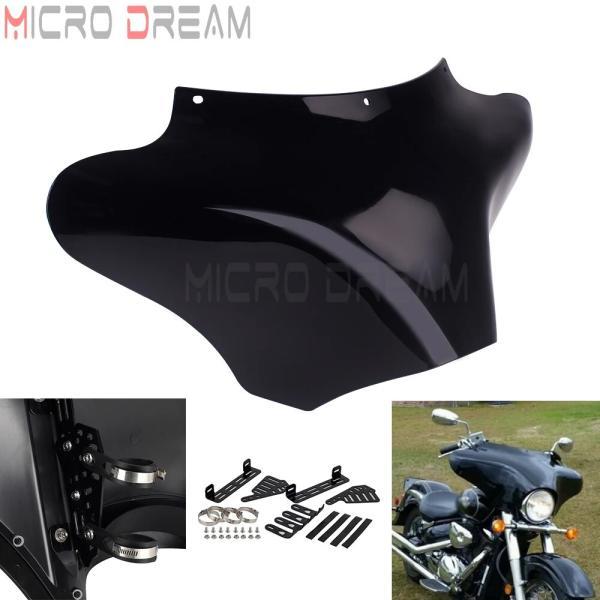 ハーレーダビットソンバットウイングライト付き 並行輸入品 バイクフロントヘッドライトカバーバットウィングハーレー