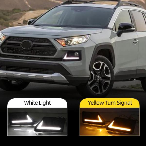 メーカー不明品 RAV4 アドベンチャー用デイライト付フォグカバーキット メーカー不明品 RAV4 アドベンチャー用デイライト付フォグカバー