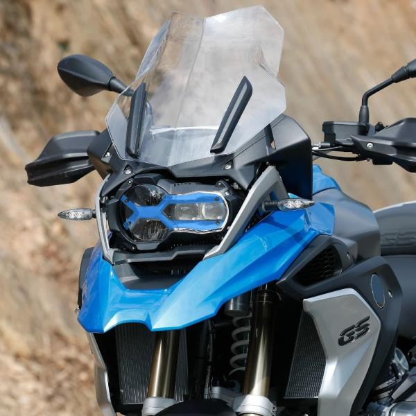 BMW R1250GSA用 クイックリリースヘッドライトプロテクター(ブラック