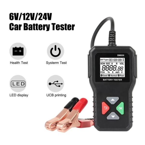 並行輸入品 バッテリーテスター 6V 12V 24V CIRCUTSCRANKING テスト