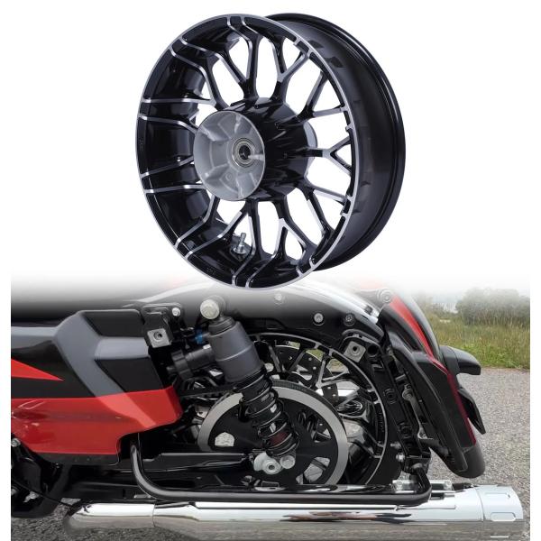 互換品】 バイク 21インチ x3.5インチ フロントホイールリムハーレー