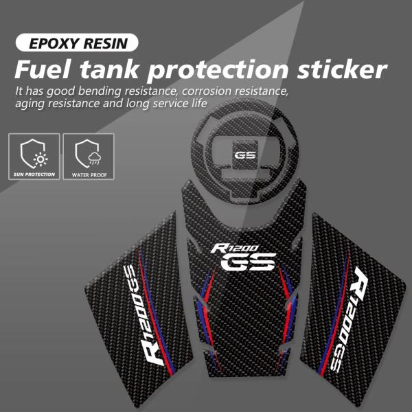 並行輸入品 タンクパッド用クリアステッカーBMW R1200GS R 1200 GS 2005-2012 2011 2010 2009カーボンテクスチャ3メートル保護