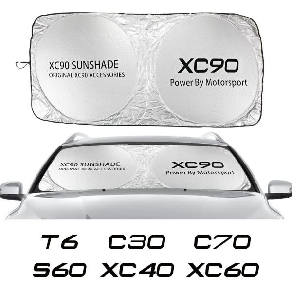 並行輸入品 フロントガラスサンシェードカバー自動 ボルボ XC90 XC60 C30 T6 S60 C70 XC40 V40 XC70 V70 V60 V50 S80 S40 AWD V90 S90