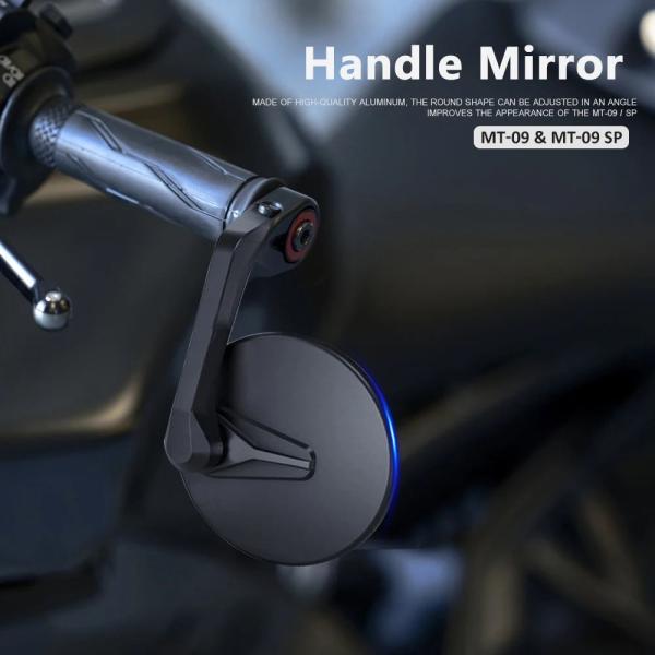 並行輸入品オートバイアクセサリーミラーラウンドバーエンドミラー