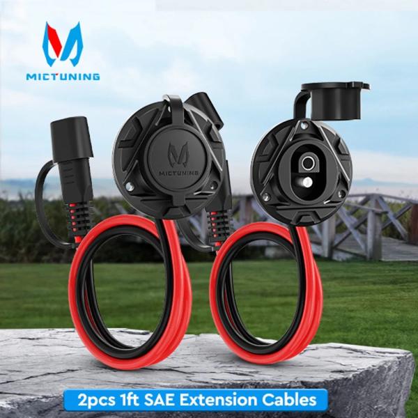 並行輸入品】MICTUNING 1フィートSAEコネクタ 電源ソケットサイド