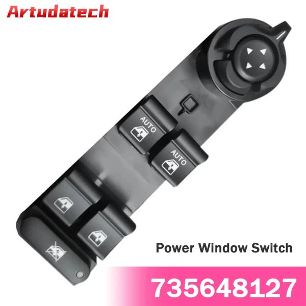 並行輸入品ARTUDATECH パワーウィンドウスイッチ LHD 運転席側 ジープ レネゲード 2016-2023 735648127