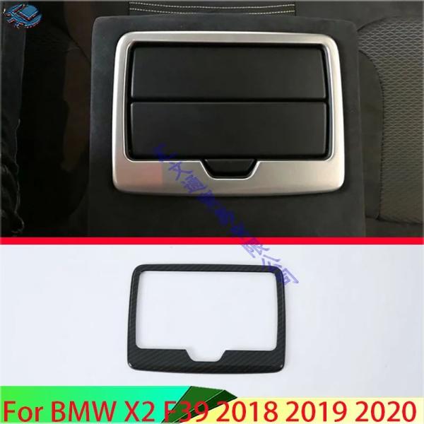 並行輸入品BMW X2 F39 2018 2019 2020 用 カーアクセサリー ABS クローム リアシート ドリンクカップホルダー クロームトリムカバー 