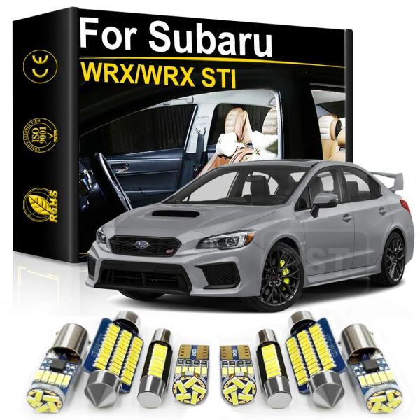 並行輸入品 スバル WRX STI 2004-2020 車内LEDライト Canbus インテリアランプ アクセサリー 車用