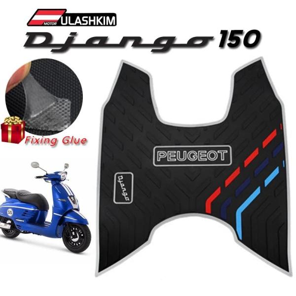 並行輸入品 オートバイのフットパッドプジョージャンゴ 125 150 防水フットペダルパッドカバー