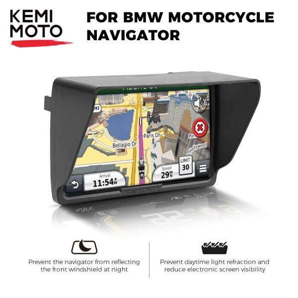 並行輸入品 BMW ナビゲーター V 5 VI 6 オートバイ GPS ナビゲーターサンシェードバイザーグレアビジョンシールド BMW R1200GS R1250GS LC ADV R1300GS