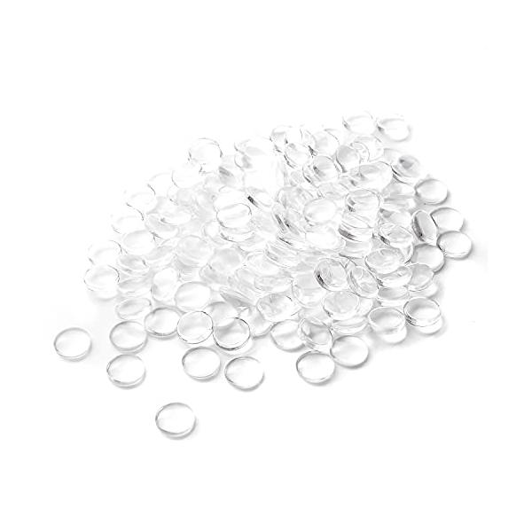 Pstyle. カボション 10mm ガラス ビーズ クリア クリスタル 240個セット PST-079